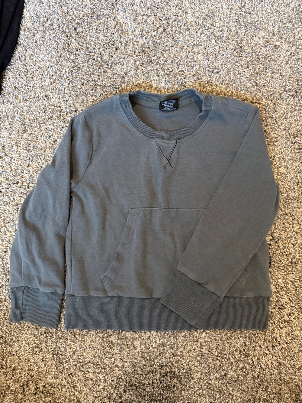 Little Bipsy Kids Crewneck Sweatshirt in Charcoal